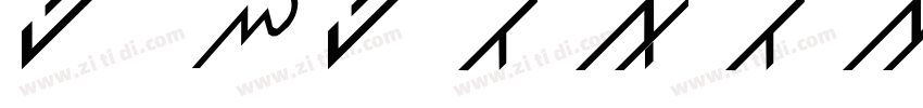 ULU 7 SEGMmENT Regu字体转换